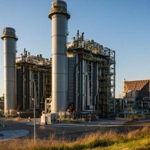 Exterior of a natural gas plant
