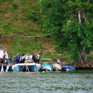Some families have very little to bring with them on the journey. Still, they embark on the perilous journey to seek safety and shelter elsewhere.