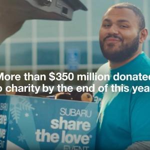 "More than $350 million donated to charity by the end of this year."