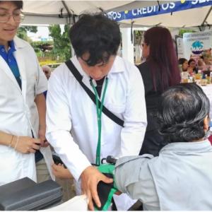 Mobile medical clinics were conducted by Fundación Margarita Valiente after volcanic eruptions displaced many in Guatemala in 2025. (Courtesy photo)