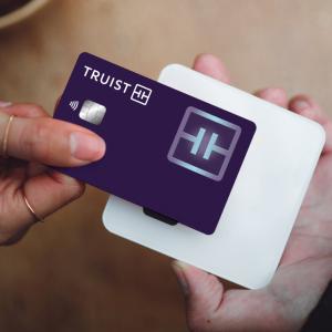 Holding a Truist bank card