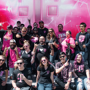 Group of T-Mobile employees