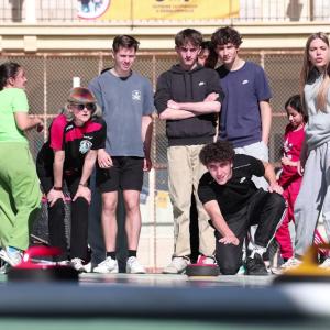 people playing a game