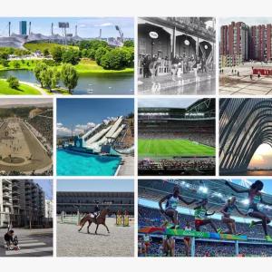 collage of olympic venues