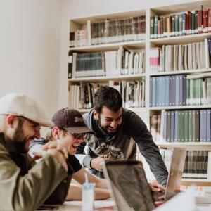 people working together