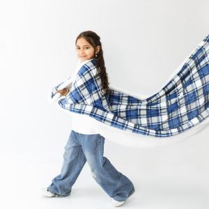 child with a blanket