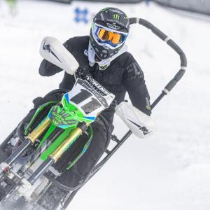 Paul Thacker racing Snow Cross