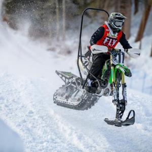 Paul Thacker racing Snow Cross