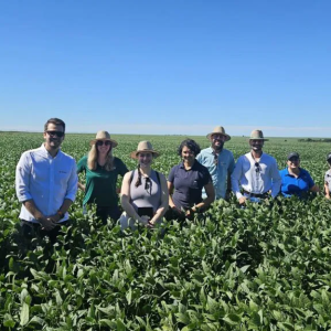 A group of people in a field