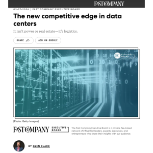 Screenshot of Glen Clark's Fast Company headline and article photo