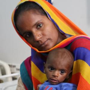Many mothers, like Sobia in Pakistan, bring their children to health centers to receive lifesaving care.