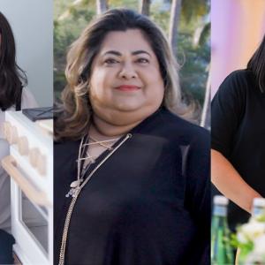 Shari Raymond, CEO of Milton & Goose; Janie Flores, Founder of Buena Vida Media; and Yudy Carrera, CEO of Events by Yudy. 