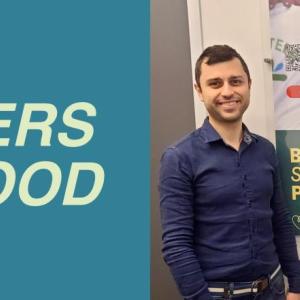 "Pioneers for Good" next to Kyrylo and SJ