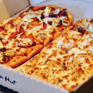 Pizza Hut pizza. 