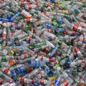 Plastic garbage in Zhangjiajie, China