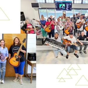 Collage of musicians