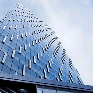PNC tower building looking from the ground up