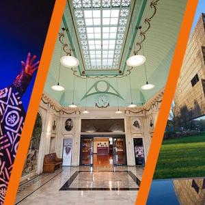 composite images of 3 black history museums