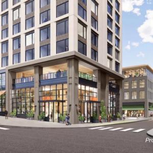 Proposed rendering of the new building