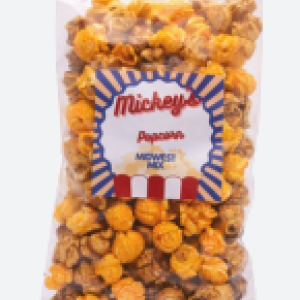 A bag of popcorn.