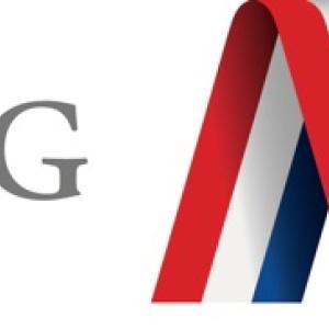 JAG (Jobs for America's Graduates) logo with red, white and blue ribbon.