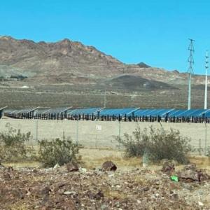 Solar Panels in the west.