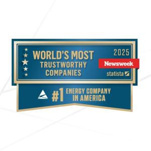 "World's Most Trustworthy Company Newsweek" logo