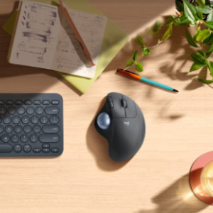 Logitech’s ERGO M575 Wireless Trackball Mouse in Graphite