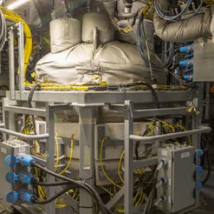 close up of a piece of industrial equipment