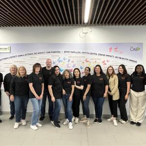 A group standing together