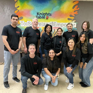 A group posing together