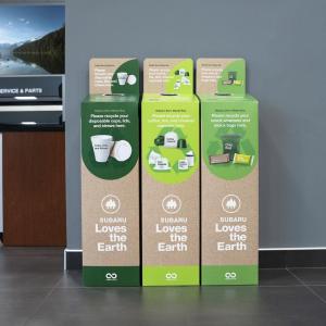 recycling bins