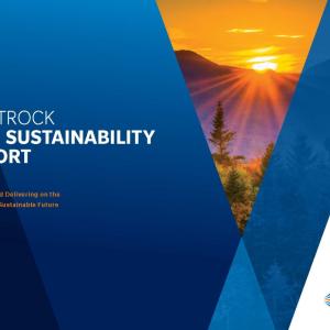 WestRock 2021 Sustainability Report cover with logo