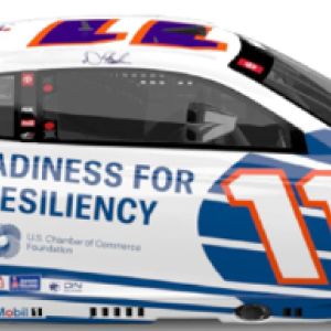 car with "Readiness for Resiliency" written on the side.