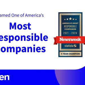 "Named One of America's Most Responsible Companies."