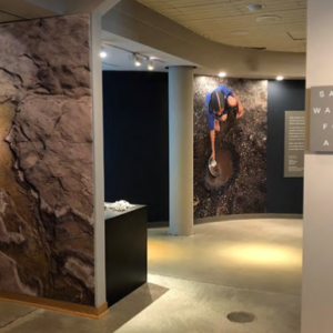 A museum display "Safe water for all"