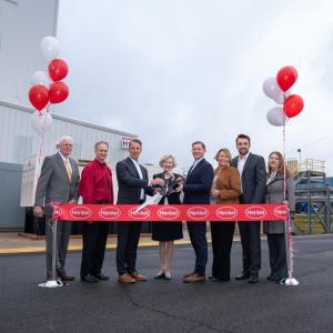 Group of people at ribbon cutting
