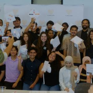 SD2 STEM students graduating from the program.