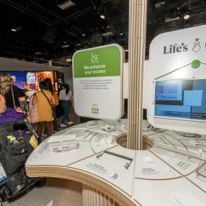 LG booth at event