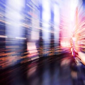 blurred lights