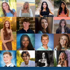 collage of scholarship recipients