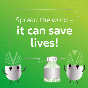 "Spread the word-it can save lives"