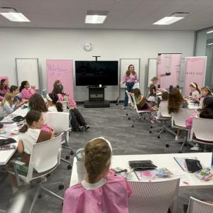 group of girl scouts
