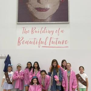 group of girl scouts