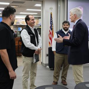 People talking together