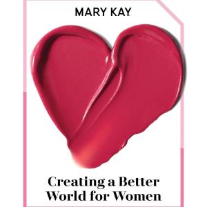 "Creating a Better World for Women" with a heart