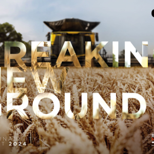 "Breaking New Ground" CNH Sustainability Report 2024 cover