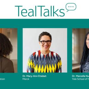 Dr. Aletha Maybank, American Medical Association, Dr. Mary-Ann Etiebet, Merk, and Dr. Marcella Nunez-Smith, Yale School of Medicine