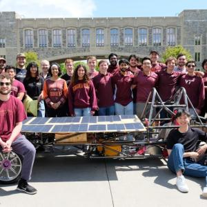 The solar vehicle team at NC State, SolarPack, and Virginia Tech, Solar Car at VT