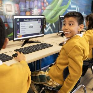 children in a classroom